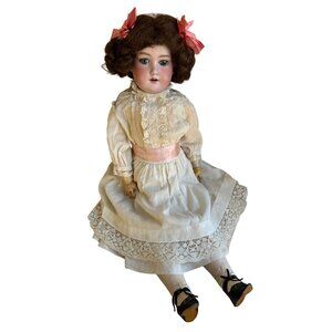 George Borgfeldt, G. B. Bisque Head/Composition Body, 23" Antique German Doll